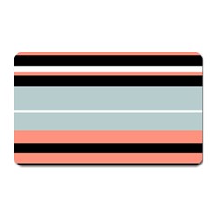 Bandes Orange/bleu/noir Magnet (rectangular) by kcreatif