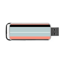 Bandes Orange/bleu/noir Portable Usb Flash (two Sides) by kcreatif