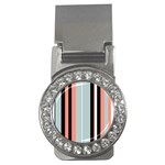 Bandes Orange/Bleu/Noir Money Clips (CZ)  Front