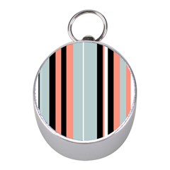 Bandes Orange/bleu/noir Mini Silver Compasses by kcreatif