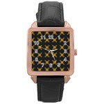 DF Ikonos Quanika Rose Gold Leather Watch  Front