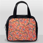 Coral Floral Paisley Classic Handbag (Two Sides) Back