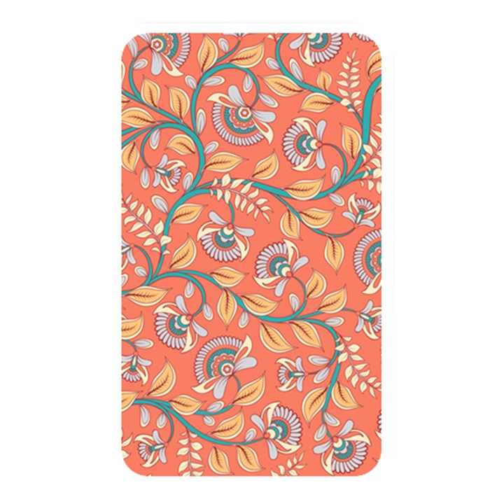 Coral Floral Paisley Memory Card Reader (Rectangular)