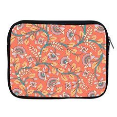 Coral Floral Paisley Apple Ipad 2/3/4 Zipper Cases by mccallacoulture