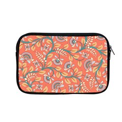 Coral Floral Paisley Apple MacBook Pro 13  Zipper Case