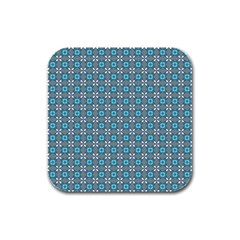 Df Monica Becket Rubber Square Coaster (4 Pack)  by deformigo