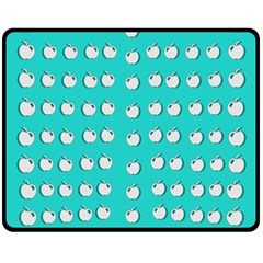 Big Apples Of Peace Fleece Blanket (medium)  by pepitasart