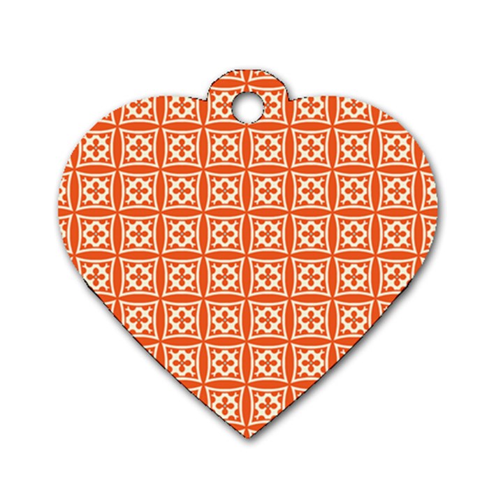 DF Agnosia Montamino Dog Tag Heart (One Side)