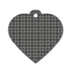 Df Adamo Linum Dog Tag Heart (one Side) by deformigo