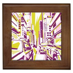 City Street Framed Tile by mccallacoulture