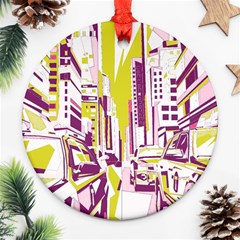 City Street Ornament (round) by mccallacoulture