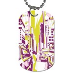 City Street Dog Tag (One Side) Front