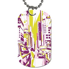 City Street Dog Tag (two Sides) by mccallacoulture