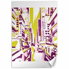 City Street Canvas 12  X 18  by mccallacoulture