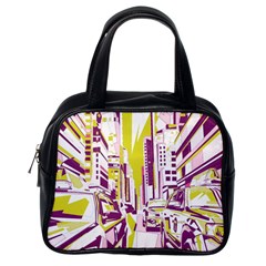 City Street Classic Handbag (one Side) by mccallacoulture