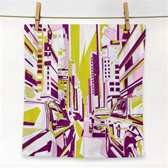 City Street Face Towel by mccallacoulture