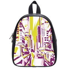 City Street School Bag (small) by mccallacoulture