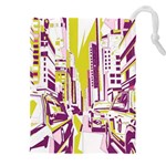 City Street Drawstring Pouch (4XL) Front