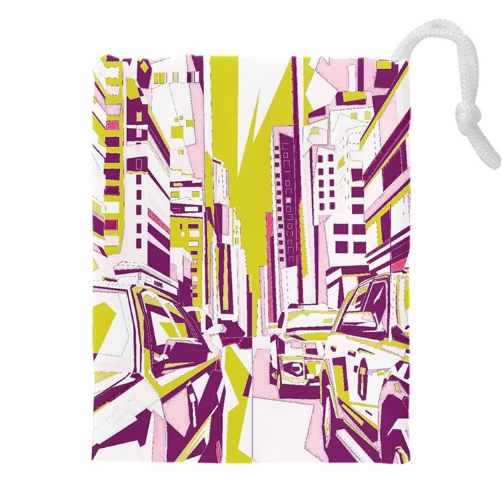 City Street Drawstring Pouch (4XL)