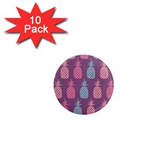 Pineapple Wallpaper Pattern 1462307008mhe 1  Mini Magnet (10 Pack)  by Sobalvarro