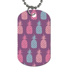 Pineapple Wallpaper Pattern 1462307008mhe Dog Tag (one Side) by Sobalvarro