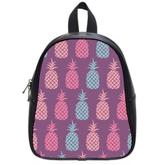 Pineapple Wallpaper Pattern 1462307008mhe School Bag (small) by Sobalvarro