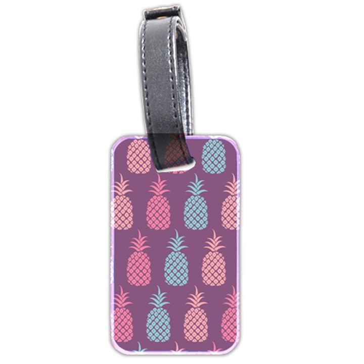 Pineapple Wallpaper Pattern 1462307008mhe Luggage Tag (two sides)