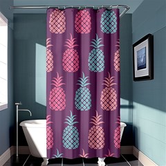 Pineapple Wallpaper Pattern 1462307008mhe Shower Curtain 36  X 72  (stall)  by Sobalvarro