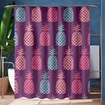 Pineapple Wallpaper Pattern 1462307008mhe Shower Curtain 60  x 72  (Medium)  60 x72  Curtain