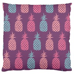 Pineapple Wallpaper Pattern 1462307008mhe Large Cushion Case (one Side) by Sobalvarro