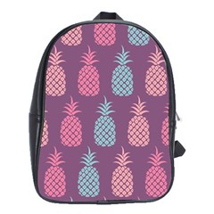 Pineapple Wallpaper Pattern 1462307008mhe School Bag (xl) by Sobalvarro