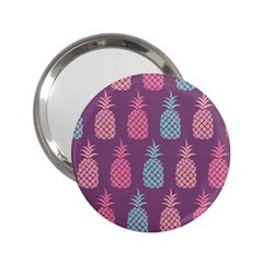 Pineapple Wallpaper Pattern 1462307008mhe 2 25  Handbag Mirrors by Sobalvarro