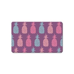 Pineapple Wallpaper Pattern 1462307008mhe Magnet (name Card) by Sobalvarro