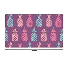 Pineapple Wallpaper Pattern 1462307008mhe Business Card Holder by Sobalvarro