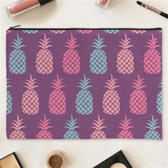 Pineapple Wallpaper Pattern 1462307008mhe Cosmetic Bag (xxxl) by Sobalvarro