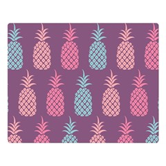 Pineapple Wallpaper Pattern 1462307008mhe Double Sided Flano Blanket (large)  by Sobalvarro