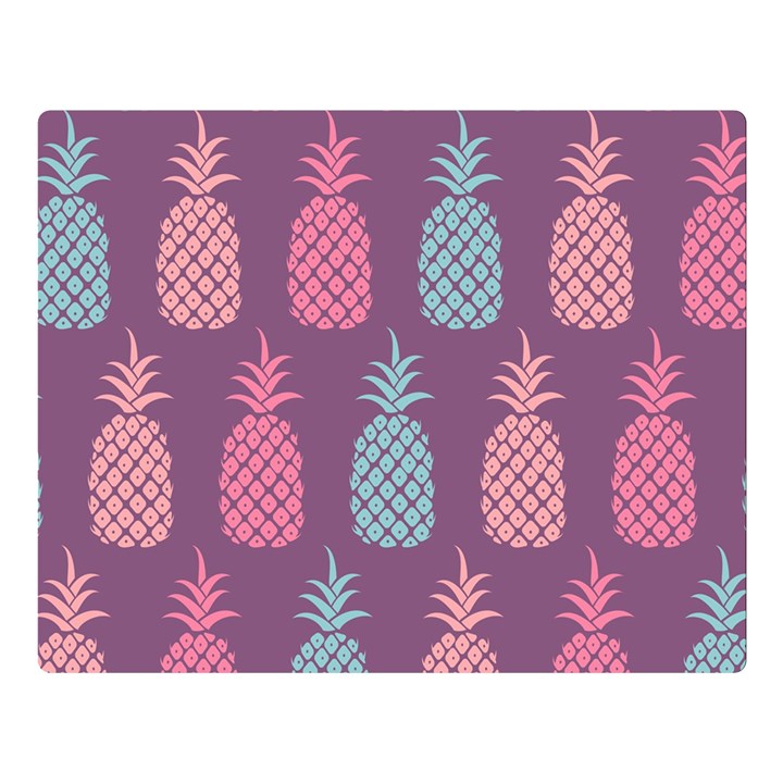 Pineapple Wallpaper Pattern 1462307008mhe Double Sided Flano Blanket (Large) 