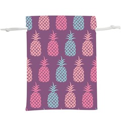 Pineapple Wallpaper Pattern 1462307008mhe  Lightweight Drawstring Pouch (xl) by Sobalvarro