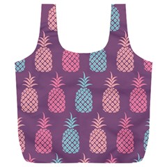 Pineapple Wallpaper Pattern 1462307008mhe Full Print Recycle Bag (xxl)