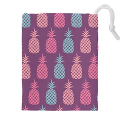 Pineapple Wallpaper Pattern 1462307008mhe Drawstring Pouch (5xl) by Sobalvarro