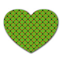 Texture Seamless Christmas Heart Mousepads by HermanTelo