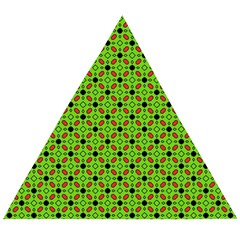 Texture Seamless Christmas Wooden Puzzle Triangle