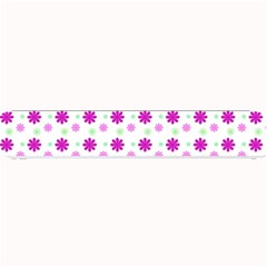 Background Flowers Multicolor Purple Small Bar Mats