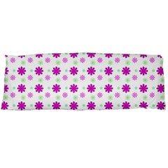 Background Flowers Multicolor Purple Body Pillow Case (dakimakura)