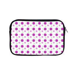 Background Flowers Multicolor Purple Apple Macbook Pro 13  Zipper Case by HermanTelo