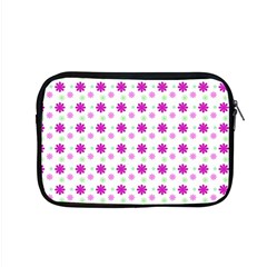 Background Flowers Multicolor Purple Apple Macbook Pro 15  Zipper Case by HermanTelo