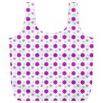 Background Flowers Multicolor Purple Full Print Recycle Bag (XXXL) Front