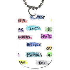 Strategy Communication Dog Tag (two Sides)