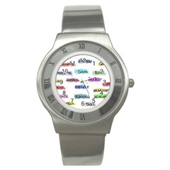 Strategy Communication Stainless Steel Watch