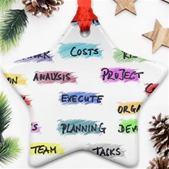 Strategy Communication Star Ornament (two Sides)